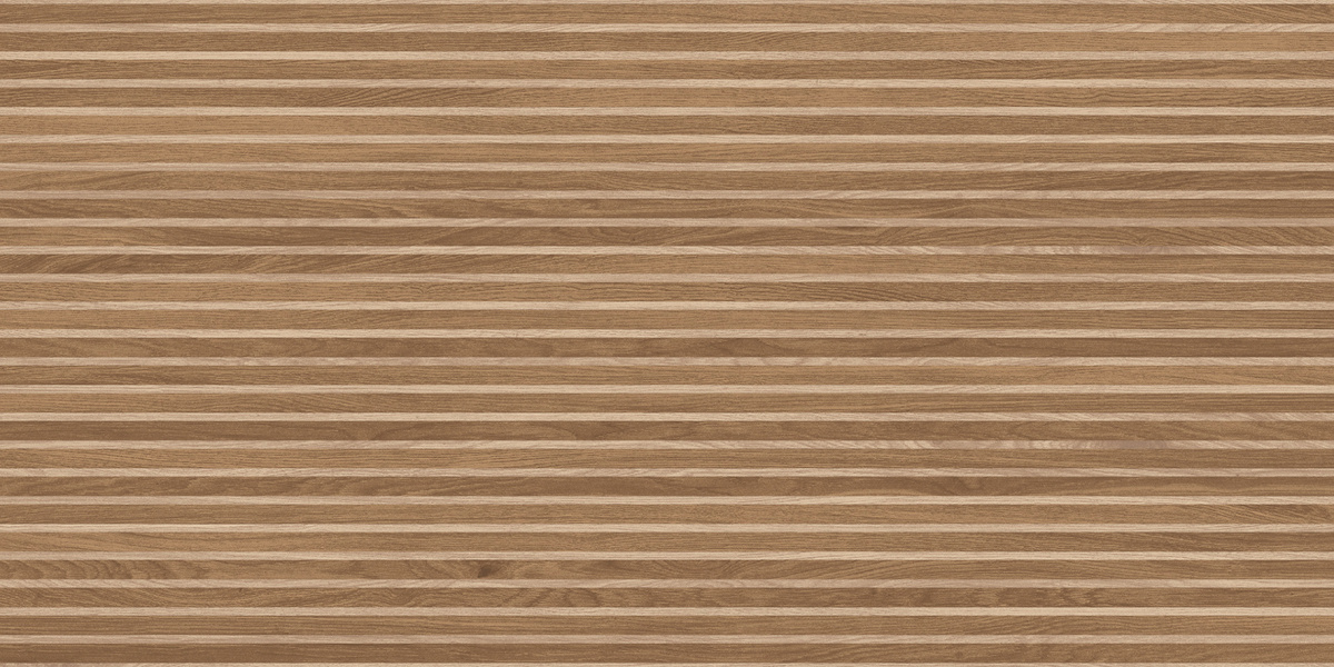 Wood Canarium Almond Stripes тёмно-бежевый матовый карвинг 60х120 Laparet