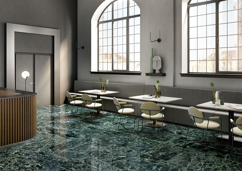 M4759LR SOUND OF MARBLES SCREZIATO VIVACE Polished 74x74 Fioranesе