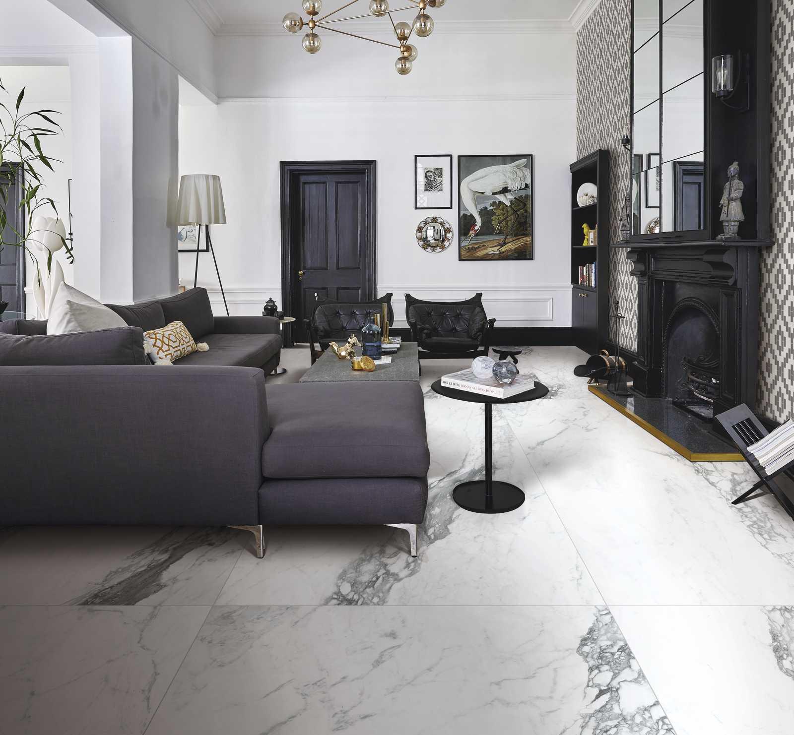 R6RL Maiora Marble Effect Calacatta Oro Glossy Rett 120x240 Ragno Marazzi