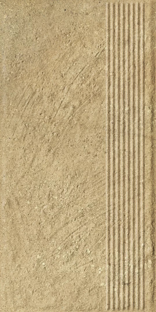 Eremite Beige Stopnica Prosta Struktura Mat 30x60 Paradyz