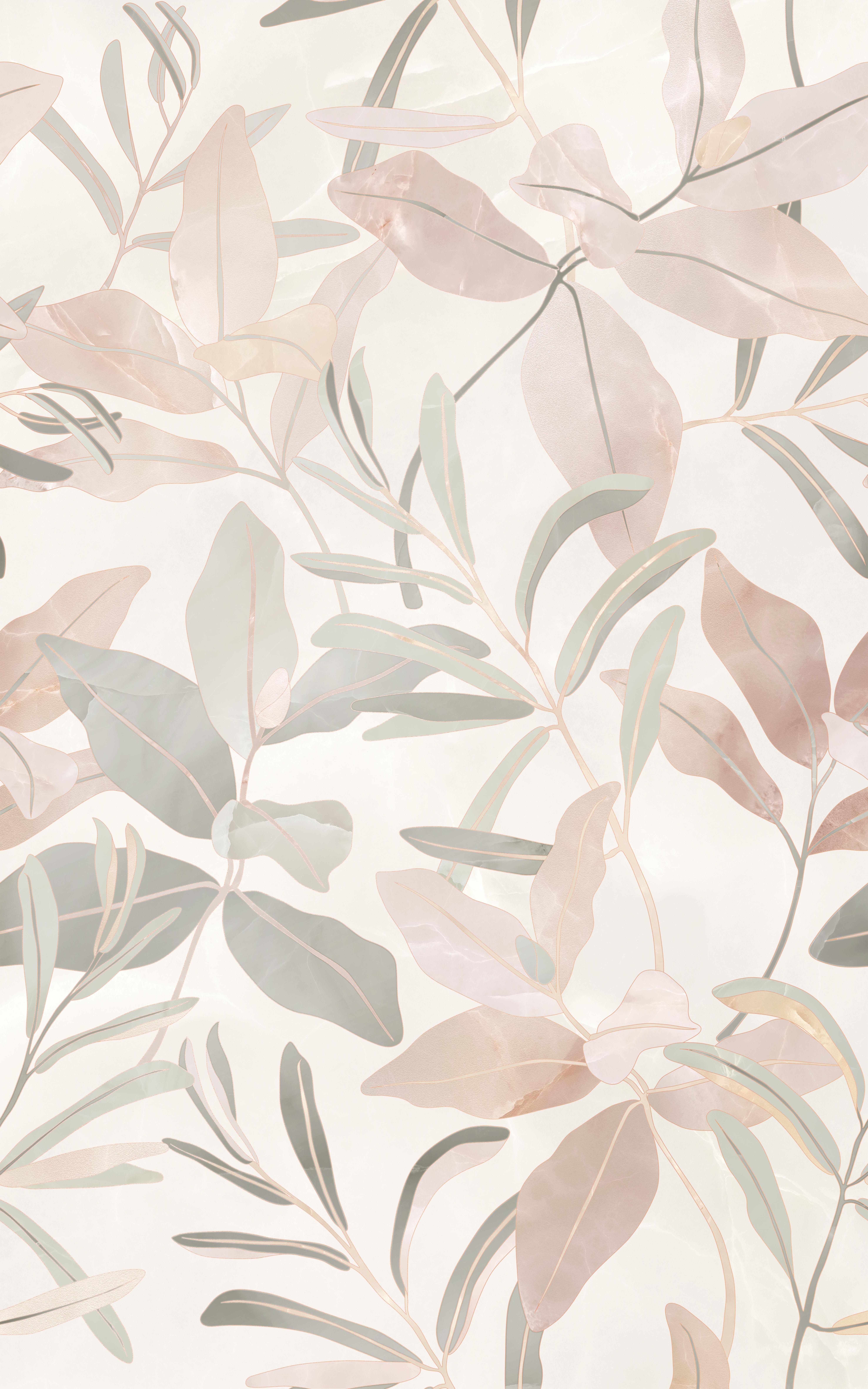 010300000218 Декор Флора бежевый 01 25х40 Gracia Ceramica