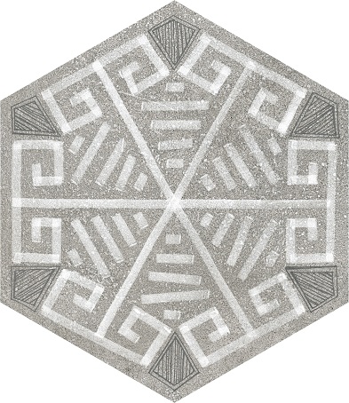 Hexagono Igneus Cemento Mix 23x26,6 VIVES