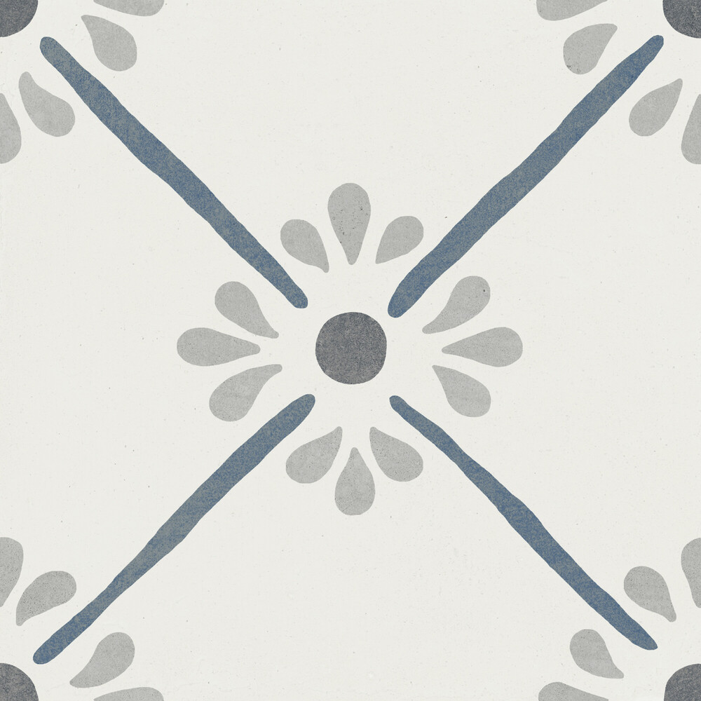 37787 Provenza Blue Flower/22,3 22,3x22,3 Harmony