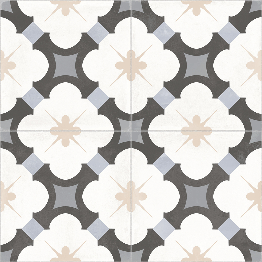 Grace Midnight Pre-cut 45x45 Etili Seramik