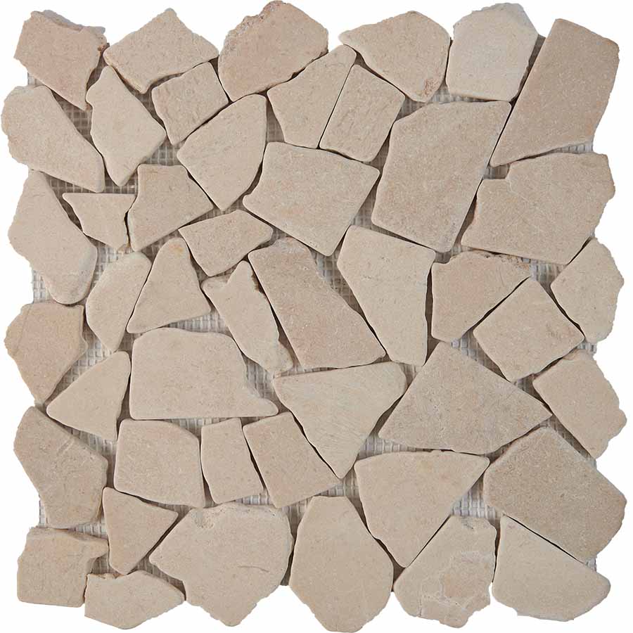 PIX261 Сream marfil из мрамора матовая 305х305x6 Pixmosaic