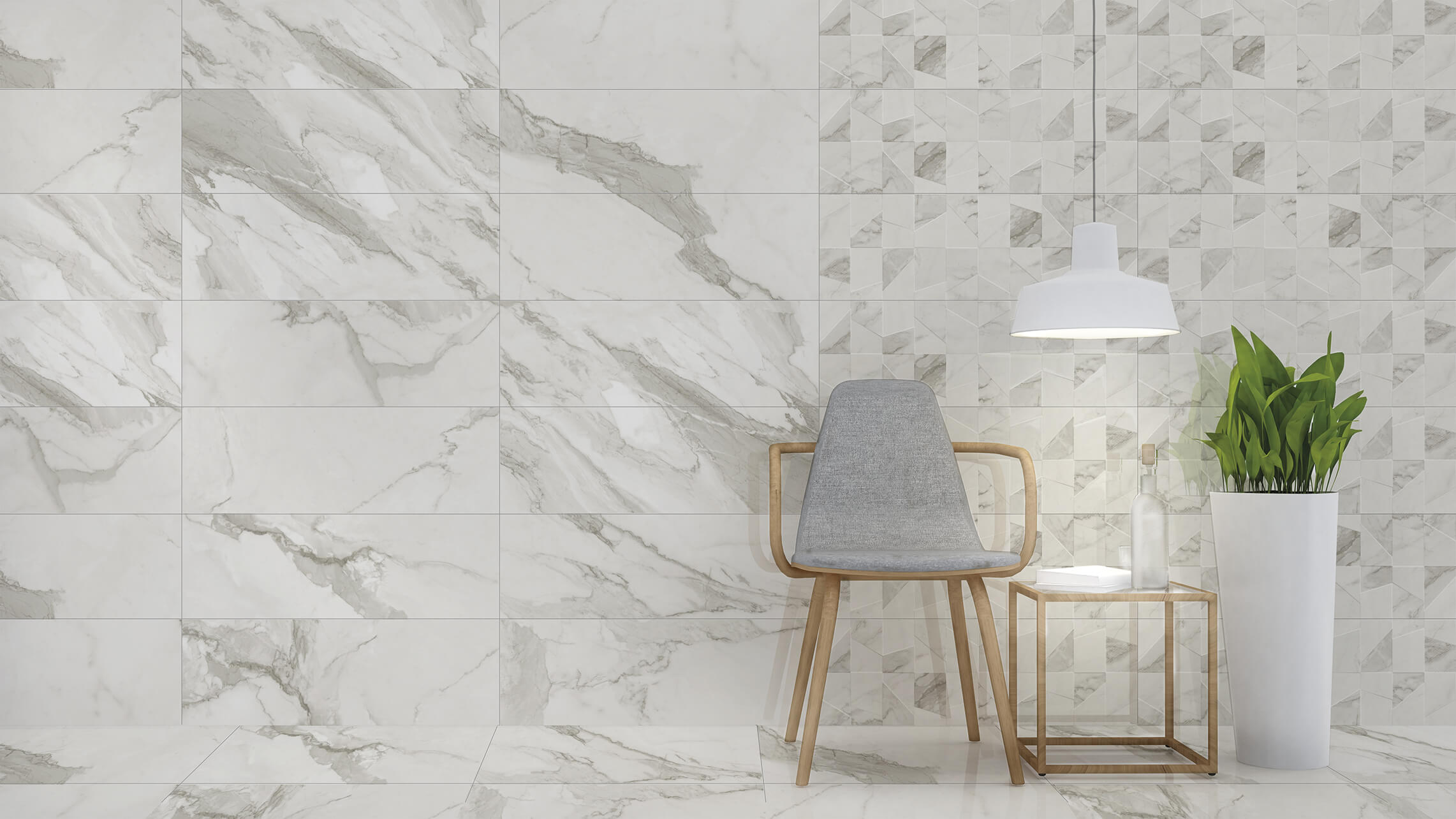 Calacatta Art Silver Artcer