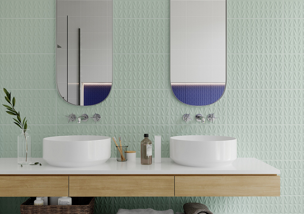 010100001198 Конфетти голубой верх 01 25х40 Gracia Ceramica фото 6