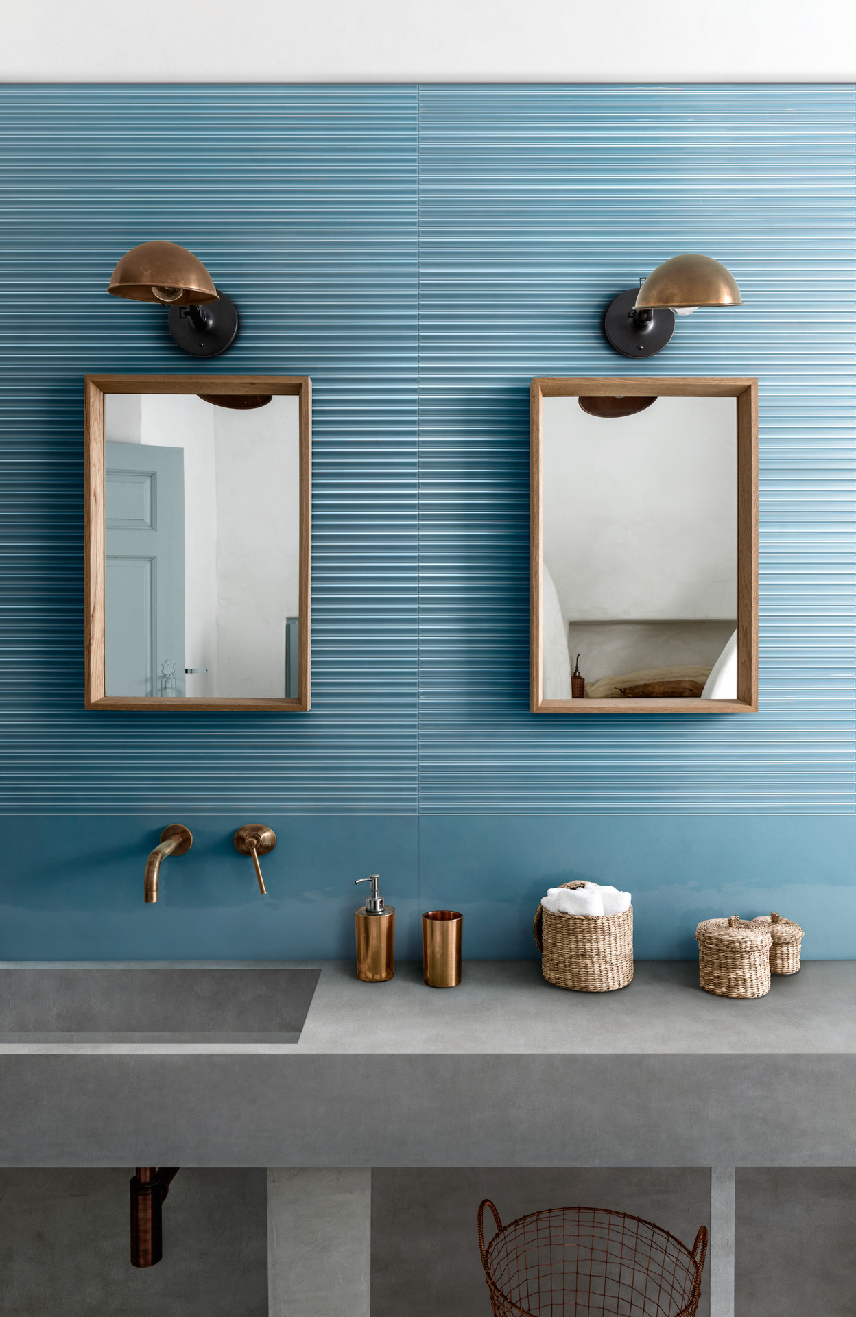 MP5W Bliss Brick 3D Square Str Rett 30x90 MARAZZI Italy