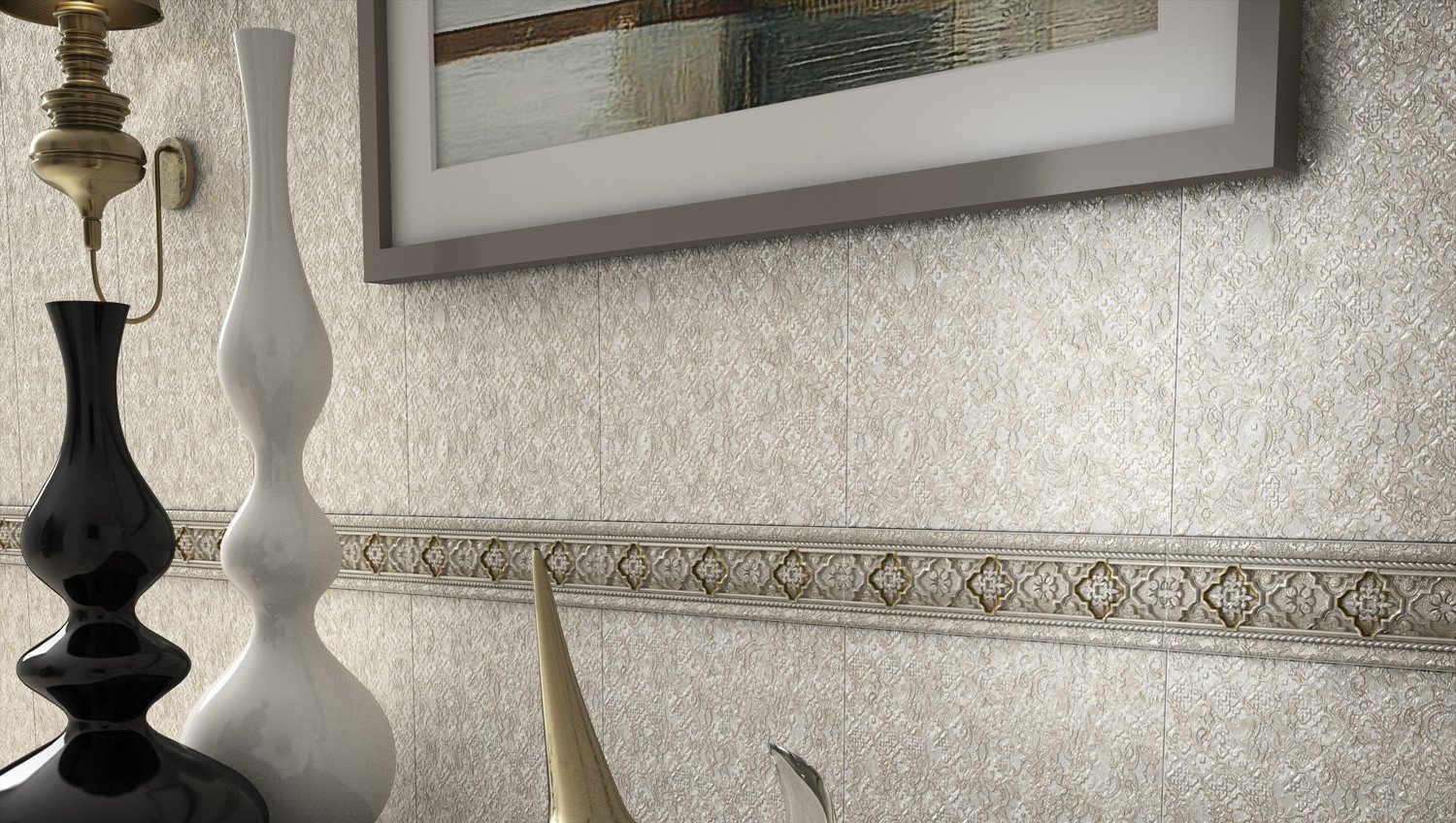 Antique Ivory Listelo 10,5x40 Newker