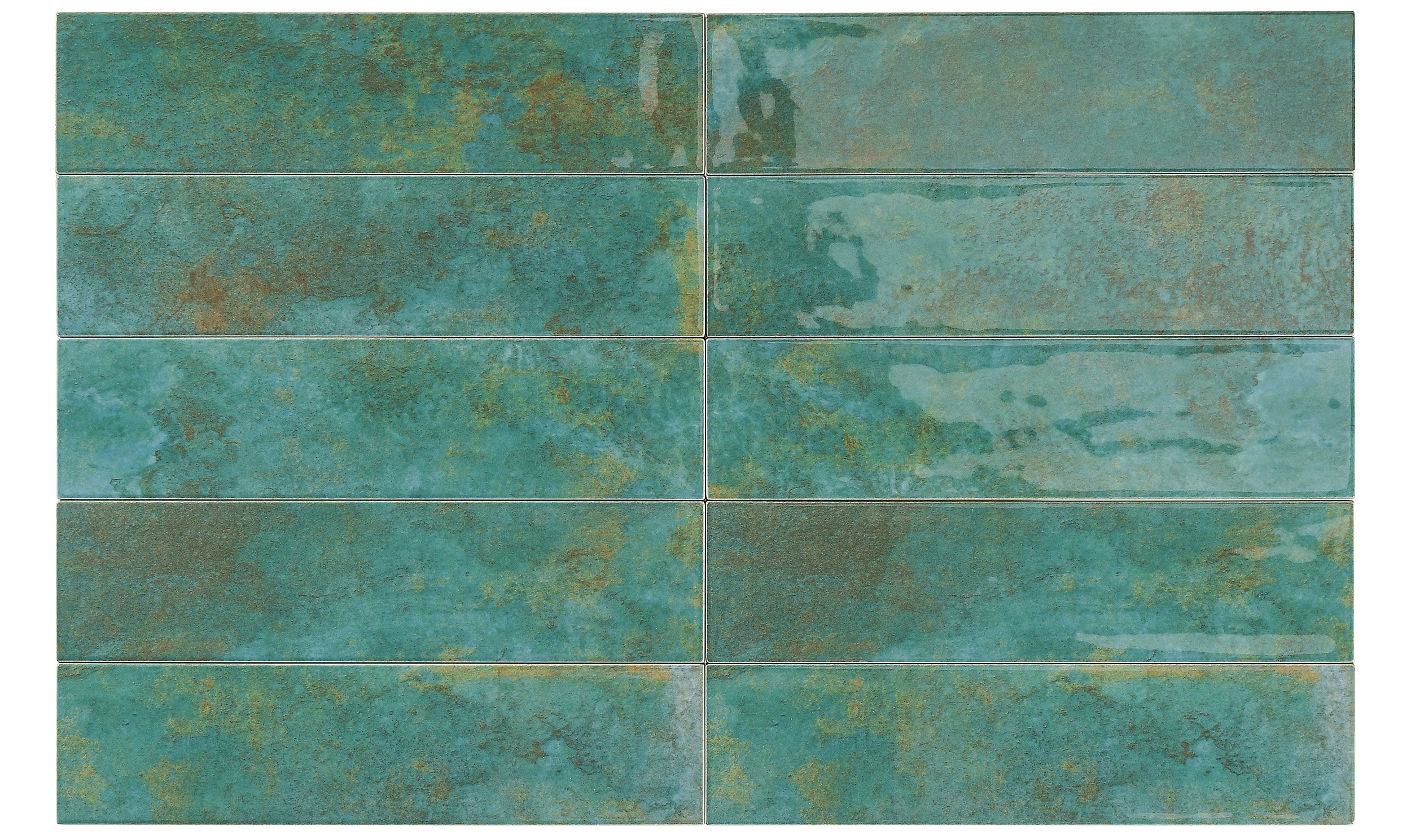 Tropicana Turquoise 7.5x30 Smile Tile фото 2