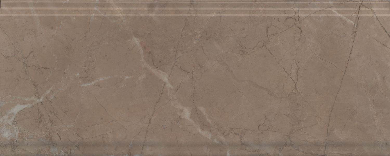 BDA027R Бордюр Серенада бежевый тёмный глянцевый обрезной 30x12 Kerama Marazzi фото 3