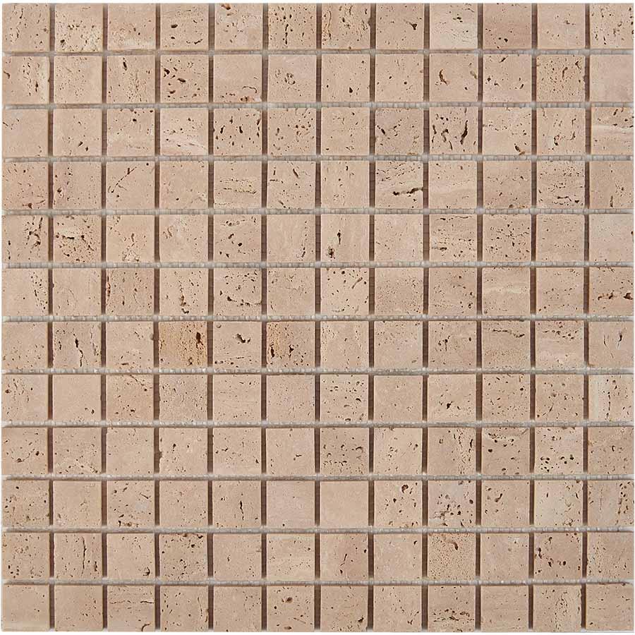 PIX258 Travertine матовая 23х23 305х305х4 Pixmosaic