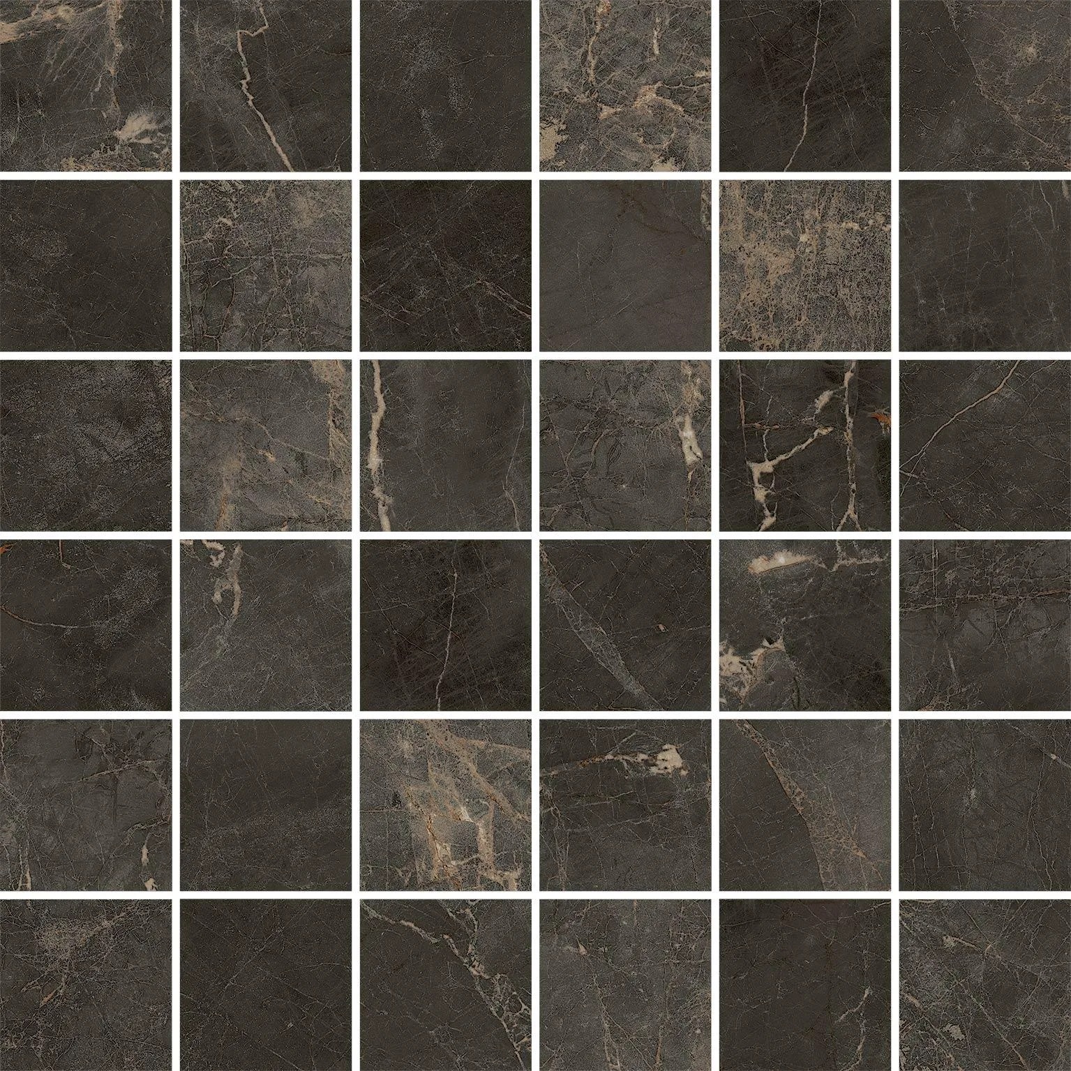 610110001259 Canova Dark Mosaico 30x30 ColiseumGres