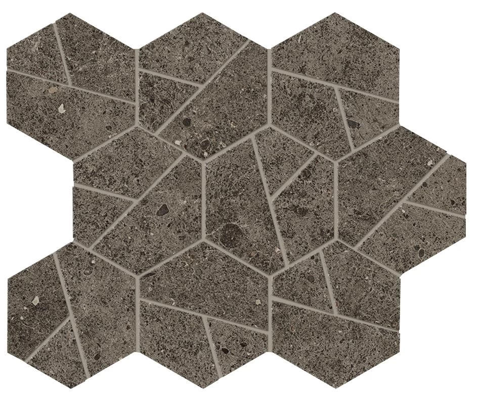A7C1 Boost Stone Tobacco Mosaico Hex 25x28,5 Atlas Concorde