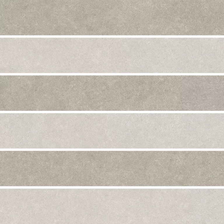 767189 Elemental Grey Sandstone Mosaico 3D Luc 30x30 Cerim