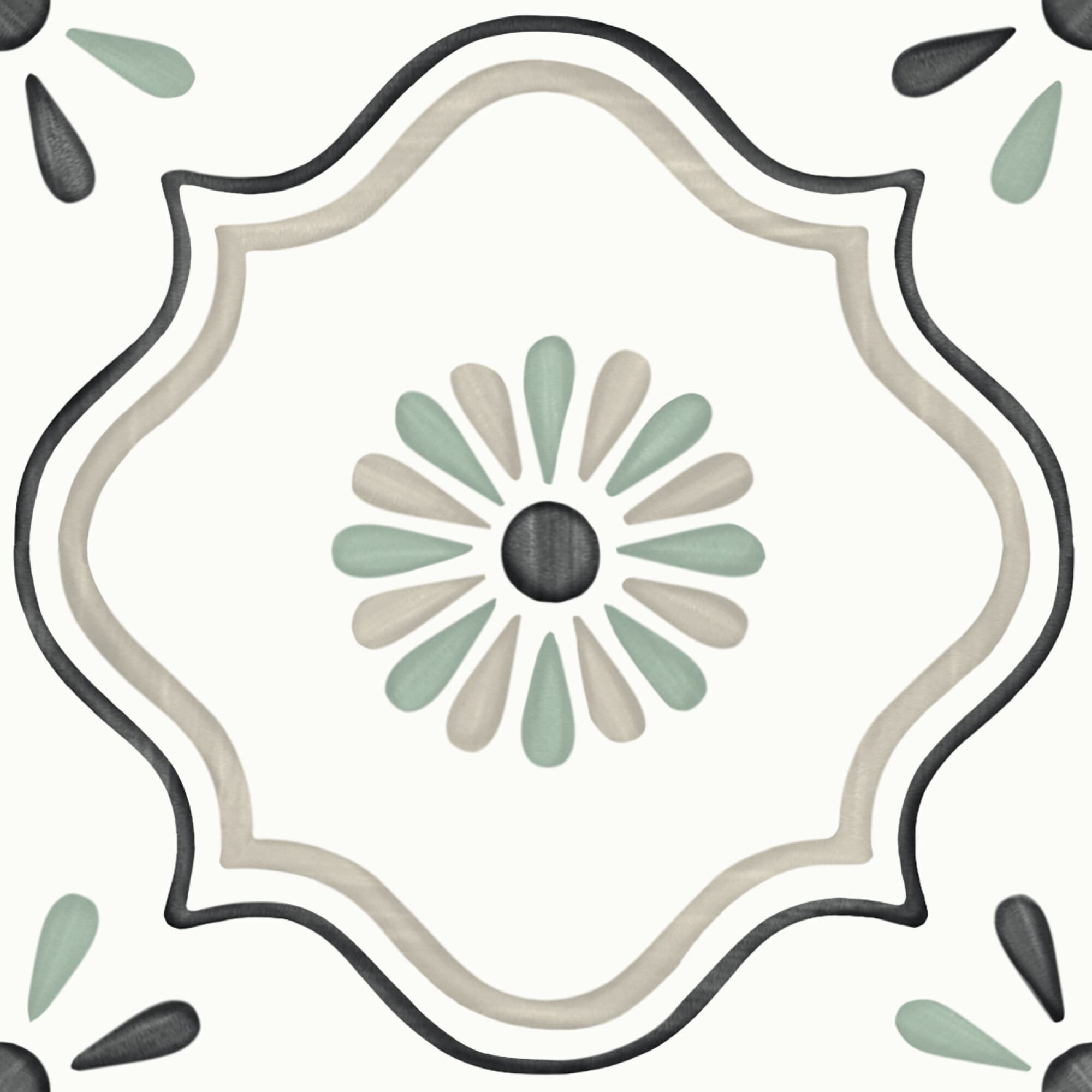 31084 Tanger Sand Flower 12.3x12.3 Harmony фото 6