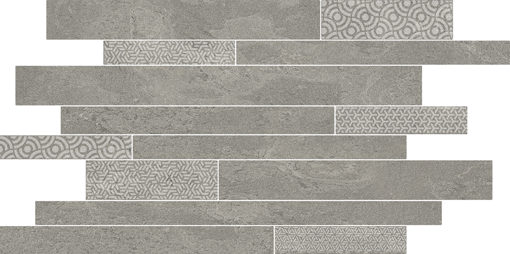 SBM010/SG458420 Ламелла серый мозаичный 50,2x25x8,5 Kerama Marazzi
