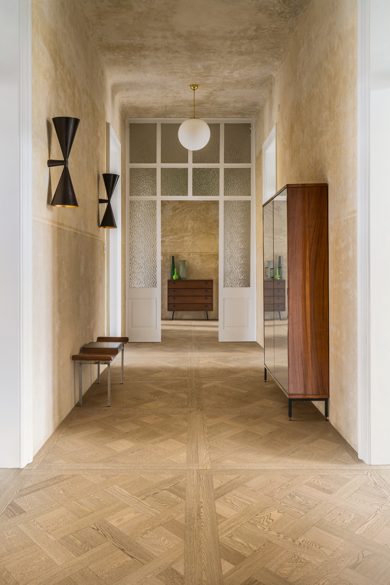 MEK5 Intrecci Versailles Nocciola Rt 120x120 MARAZZI Italy