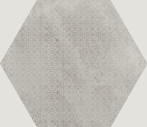 23603 Urban Hexagon Melange Silver 29,2X25,4 EQUIPE