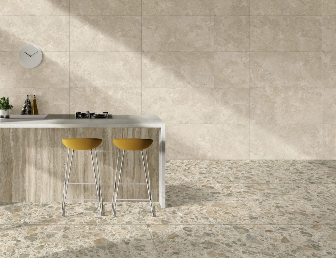 K951840R0001VTE0 CityStone Травертин Линейный Матовый 7Рек R10A 60x60 Vitra