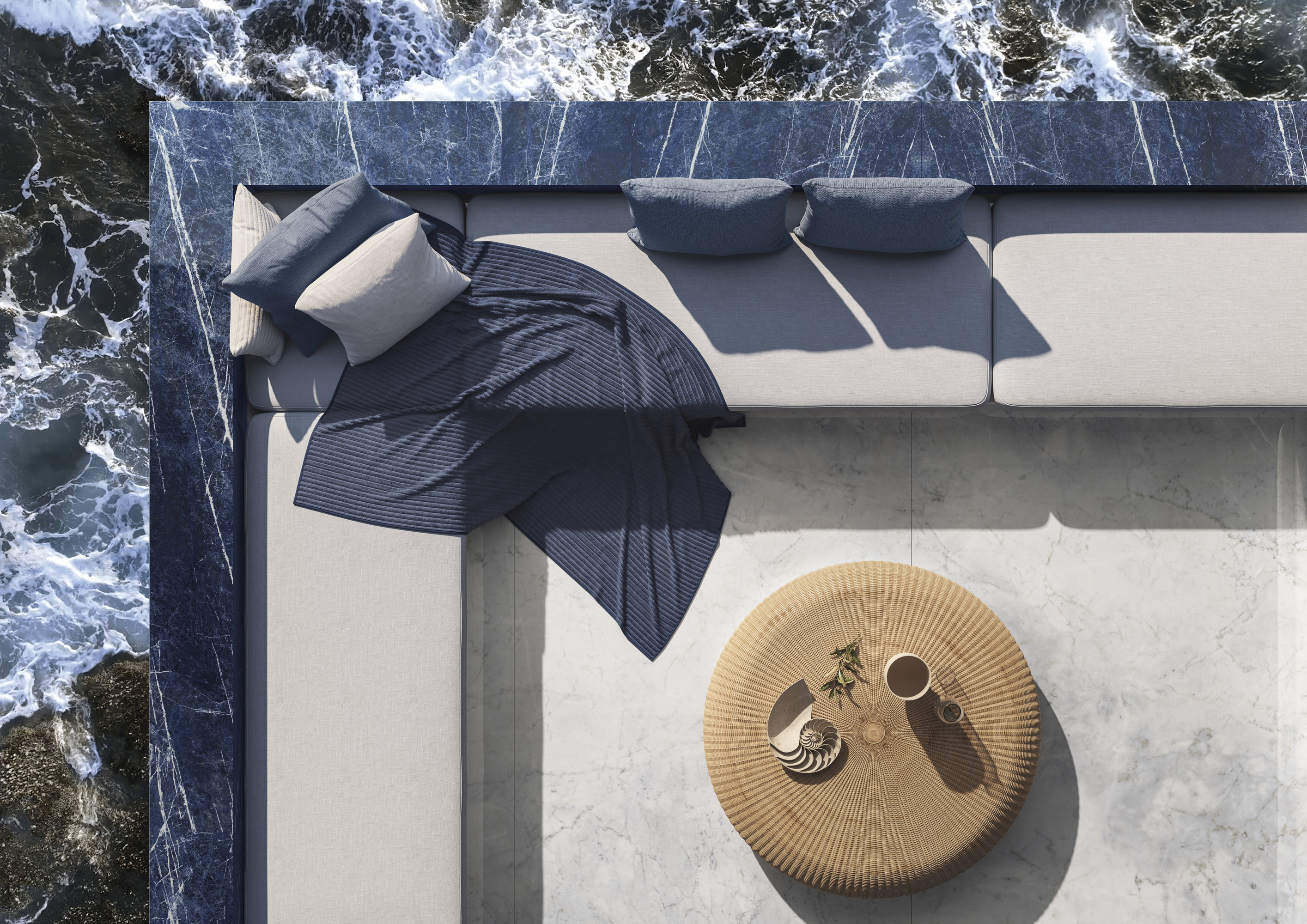 L175446MF6 Marmi Amazonite Luc 6mm 75x150 IRIS FMG фото 19