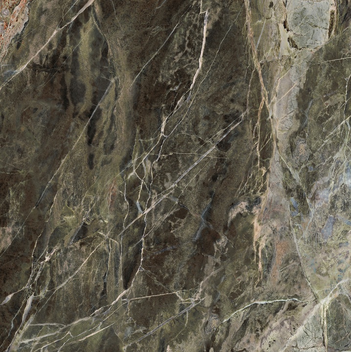 774840 Heritage Emerald Glossy 6mm 120x120 Rex Ceramiche