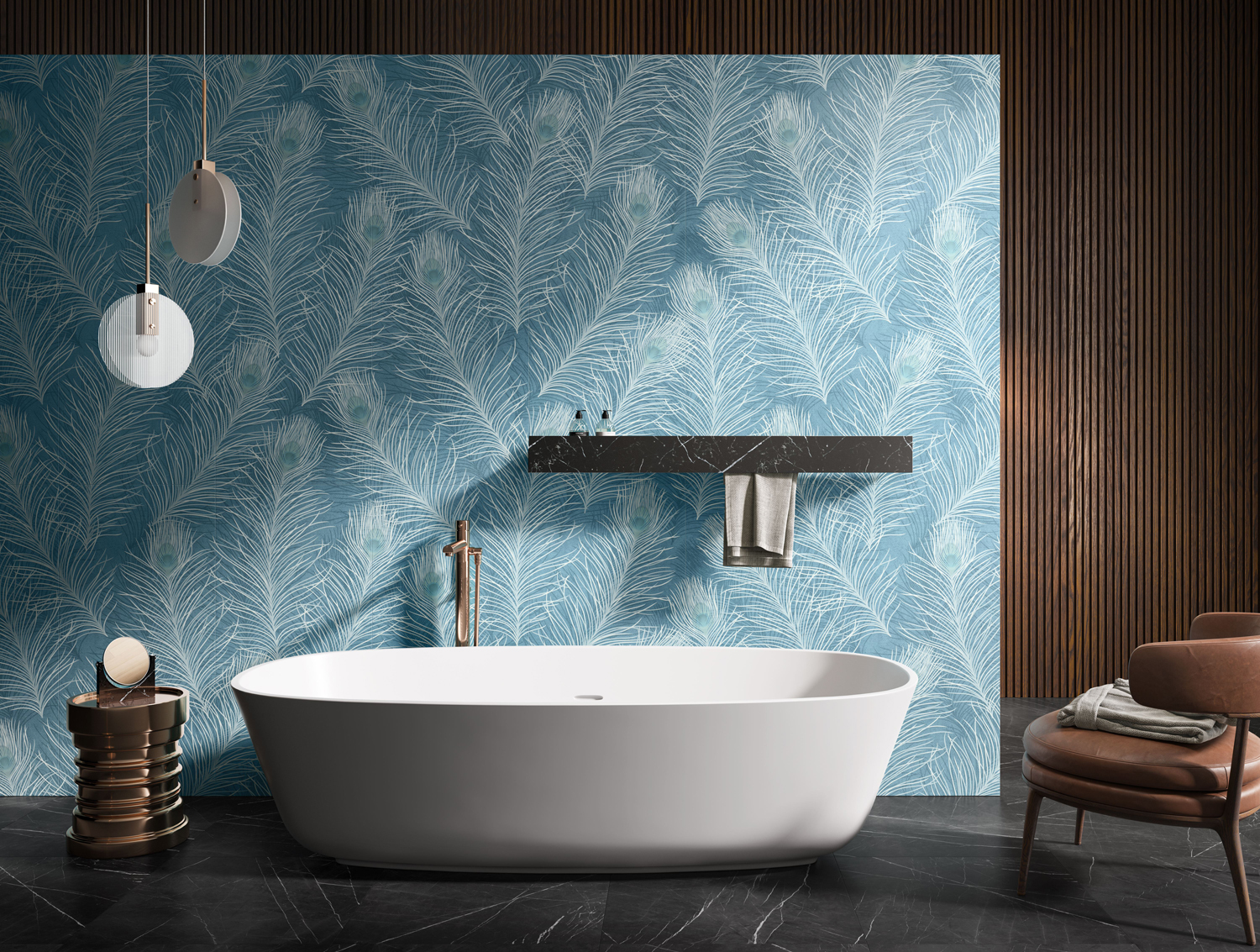 Wonderwall Silver Leaf Natural 3.5 mm 100x300 Kerlite фото 32