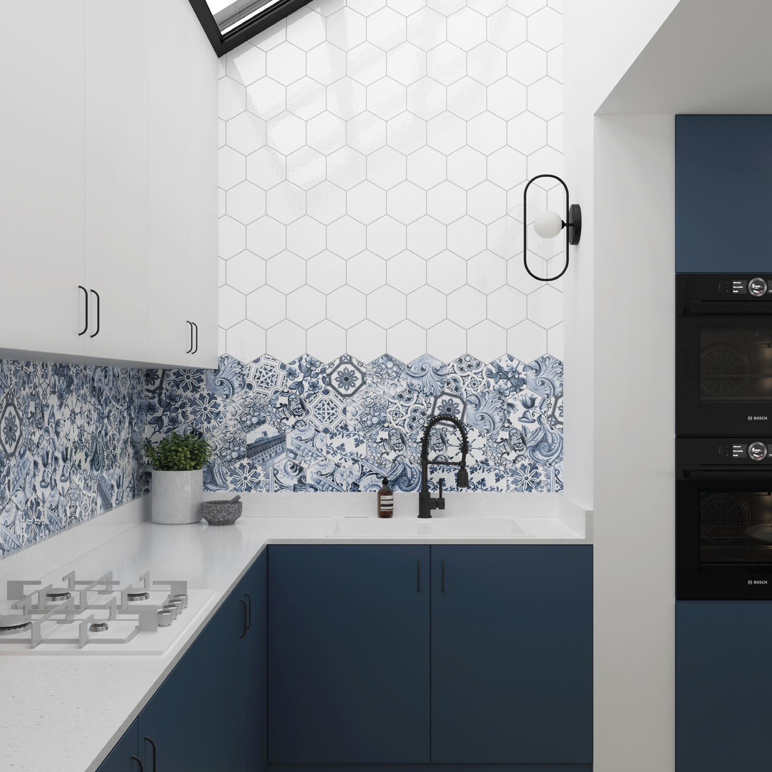 20340 Hexatile Gris Mate 17.5x20 EQUIPE фото 7