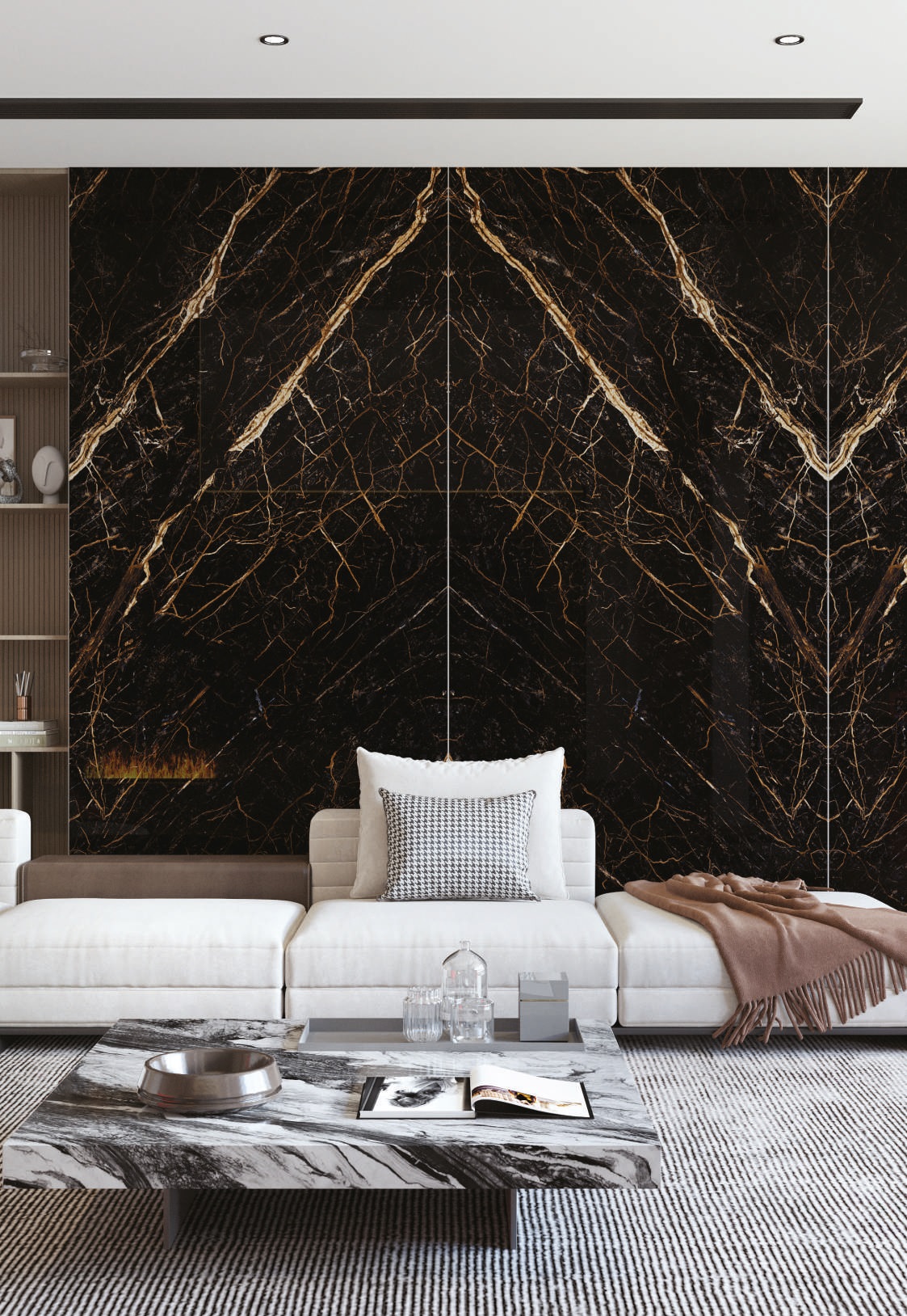 Travertino Sand Matt 120х280 Maimoon Ceramica
