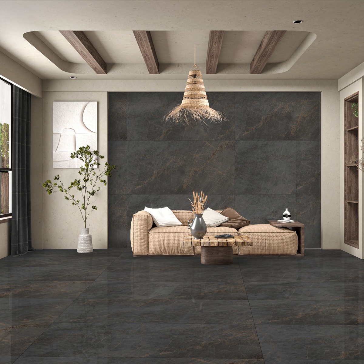 N20568 Venice Crema Lap Carving 60x120 Neodom