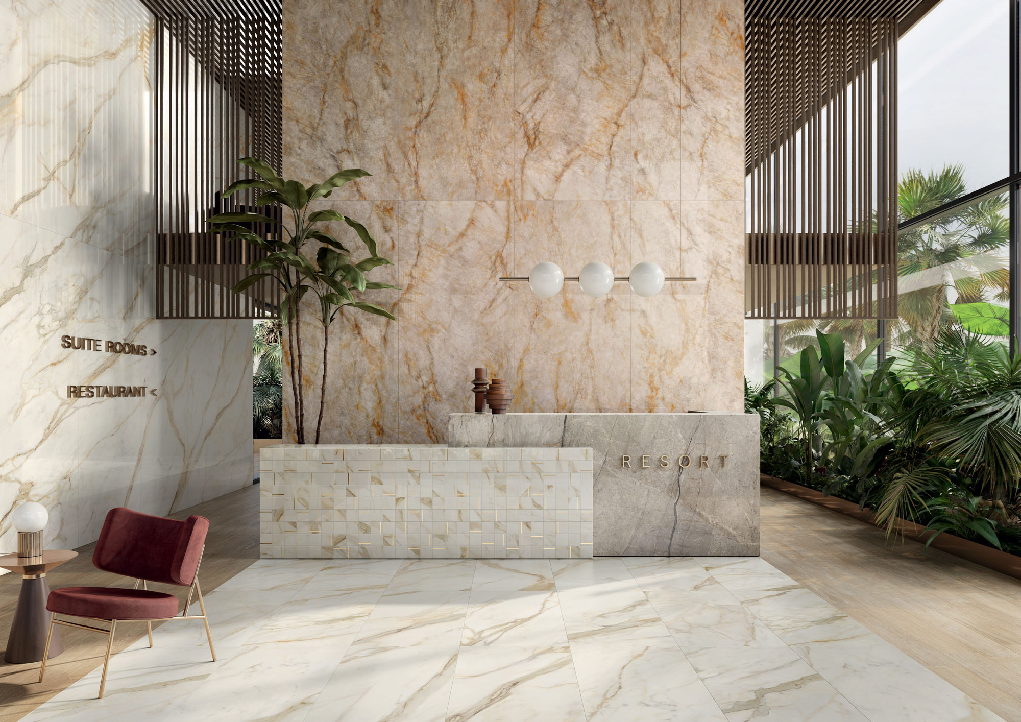 AIAT Golden White Matt RT 60x120 Caesar