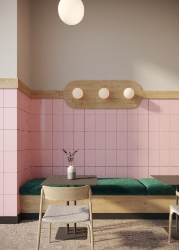 CL11 Голубая 20x33 Pieza Ceramica