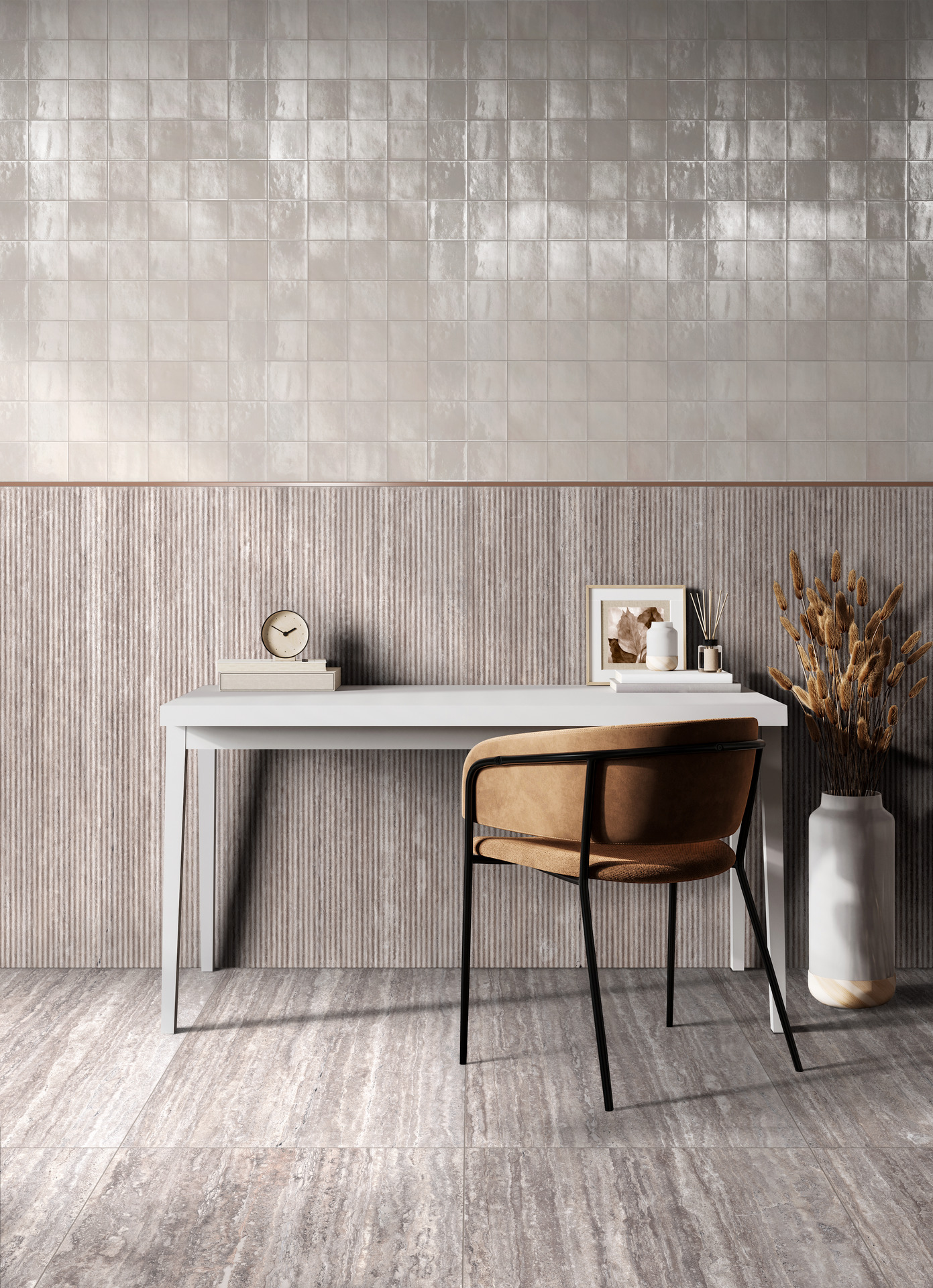 RCA7 Realstone Travertino Vein Bianco Rett 60x120 Ragno Marazzi