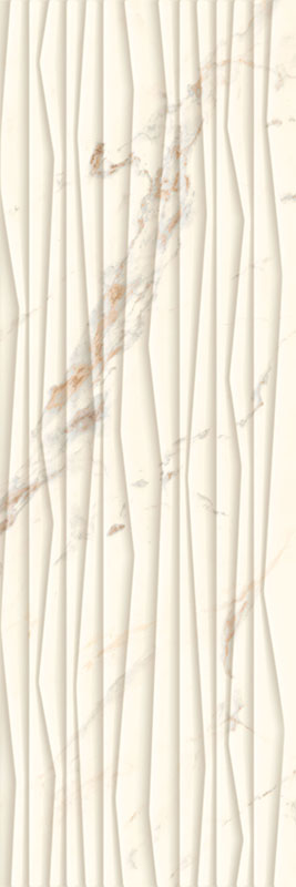 Serene Bianco Struktura Rekt 25x75 Paradyz