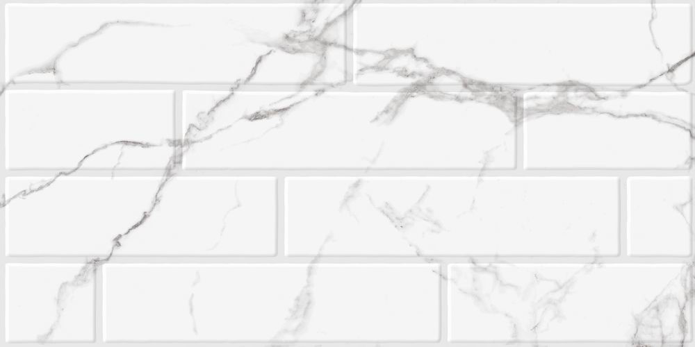 Декор Luzon белый рельеф 300х600 Beryoza Ceramica фото 3