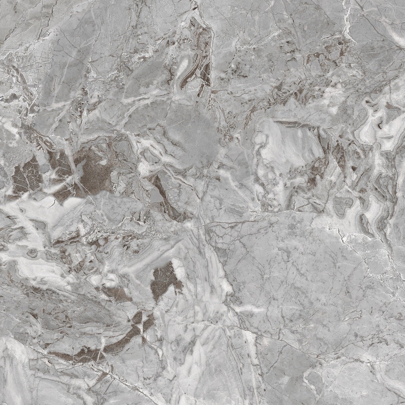 Wixon Grey Shiny Sugar 60x60 Ocean-Ceramic