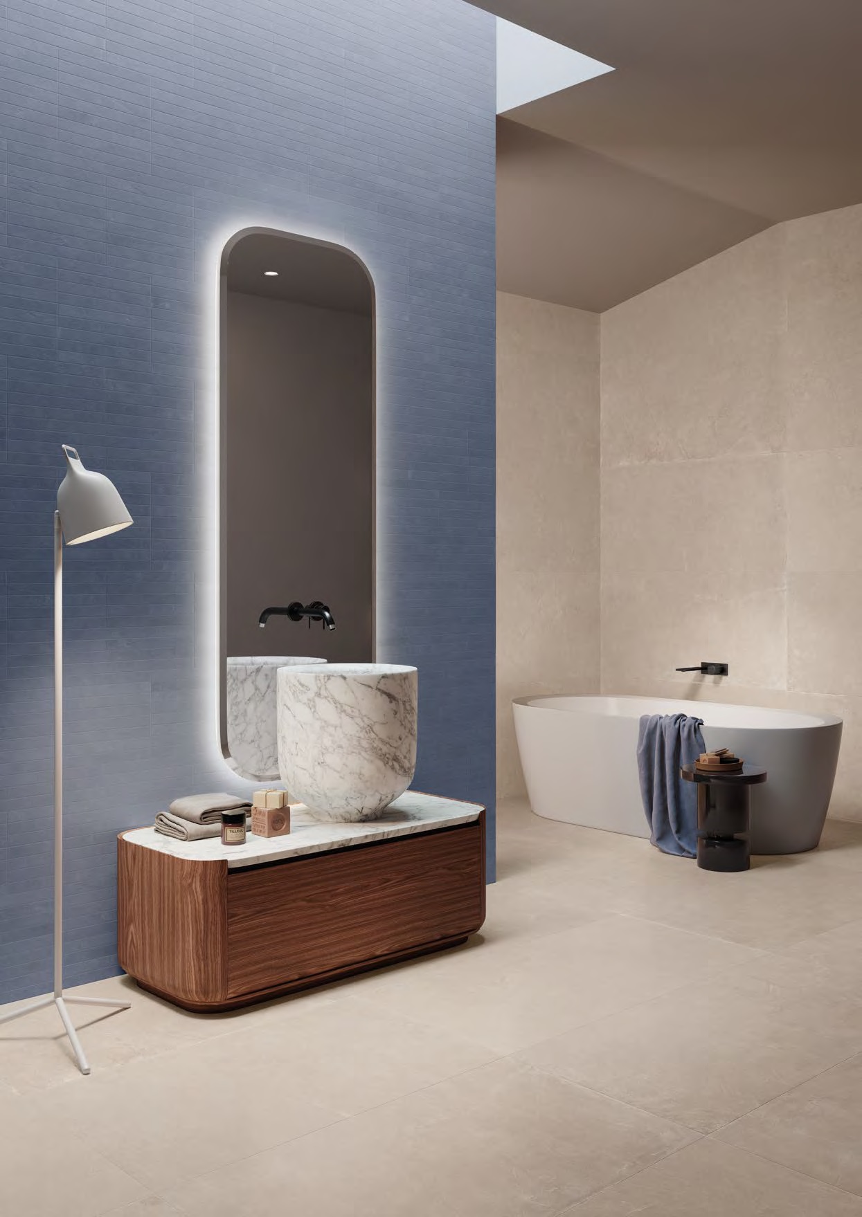 EHWP Totalook Mosaico Sequenza Bianco Naturale 30x30 Emilceramica