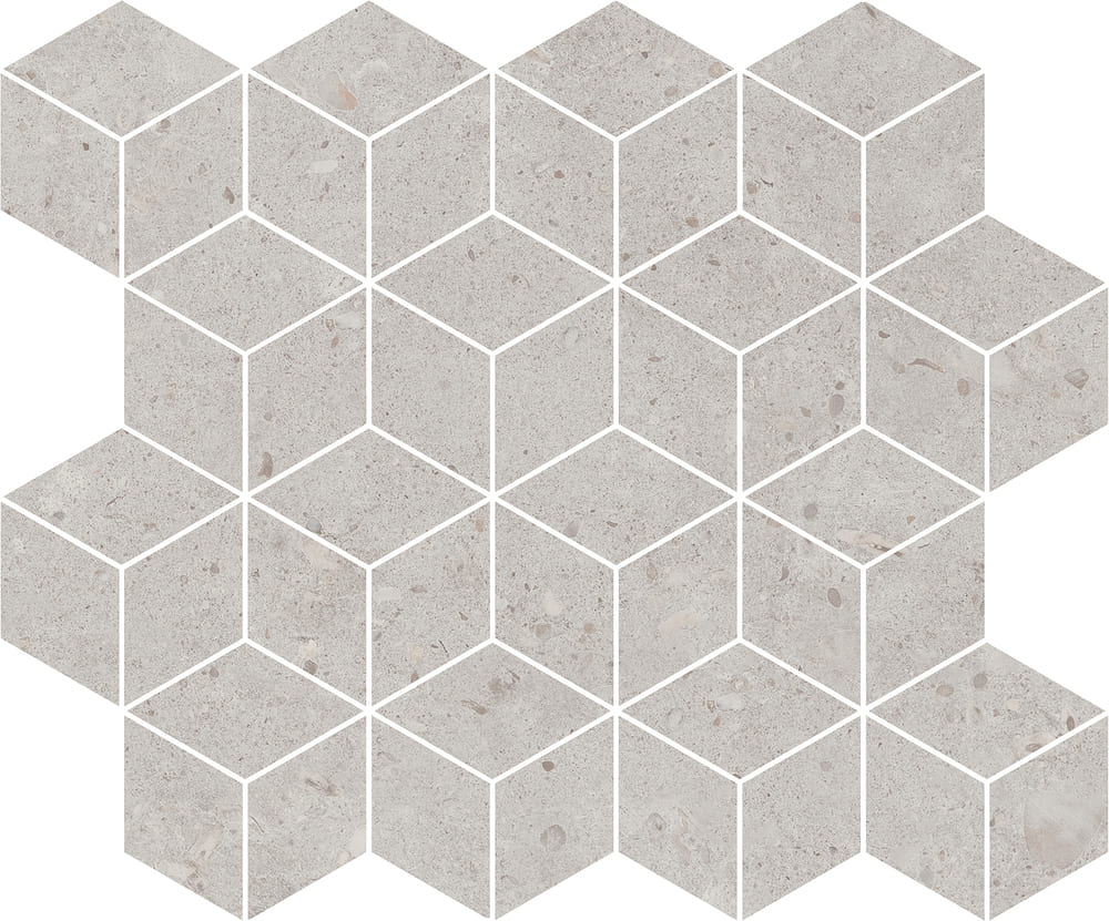 T017/14053 Декор Риккарди мозаичный серый светлый матовый 45x37,5 Kerama Marazzi