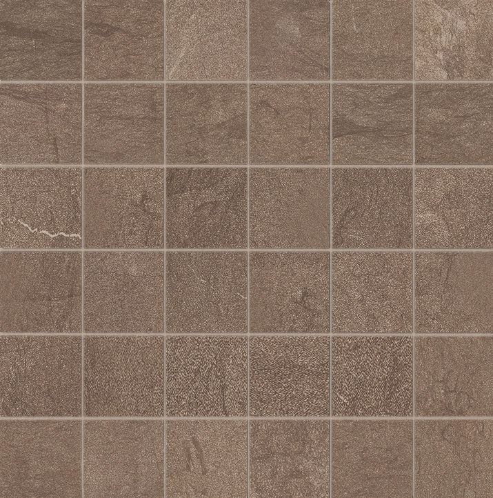G20421 Foussana Mud Mosaico Lapp Rett 30x30 (tozz. 5x5) Vallelunga