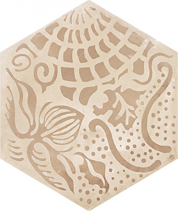Mix Decori Esagonо Vers. C 25х21,6 Marca Corona