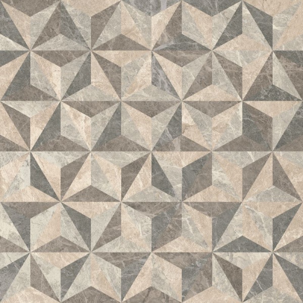 K951369LPR01VTE0 Marmostone Декор Микс Гео 7ЛПР 9мм 60x60 Vitra