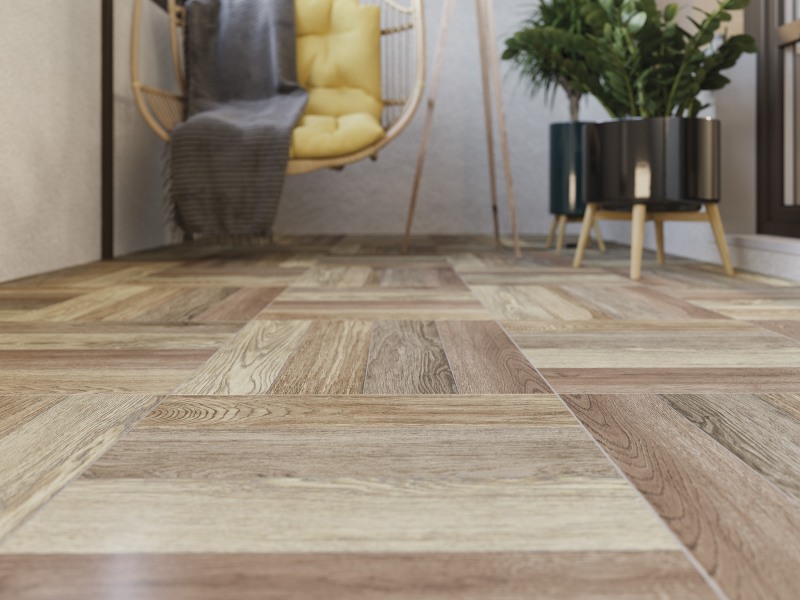 A15996 Woodstory многоцветный рельеф 42x42 Cersanit