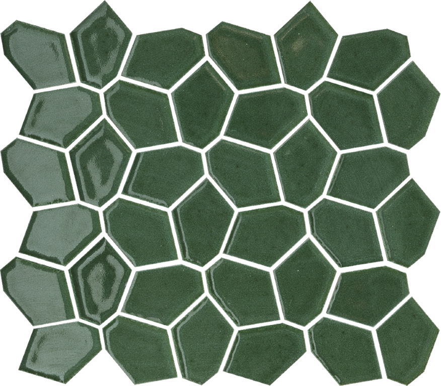 600110001121 Avantgarde Emerald Mosaico Spectrum 29.2x33.2 Italon