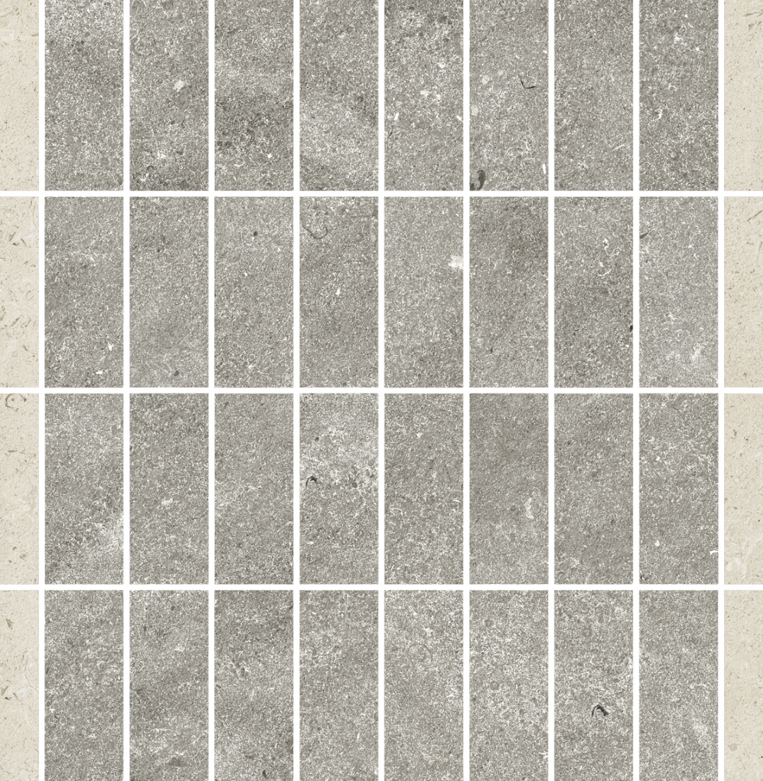 620110000256 Аура Стоун Грэй Мозаика Стритс 28.3x29 Italon