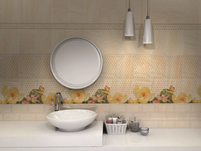 19017/3F Летний сад беж структурированный 20х9,9 Kerama Marazzi