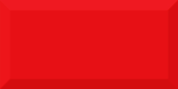 Monocolor Rojo Biselado Brillo 10х20 Absolut Keramika