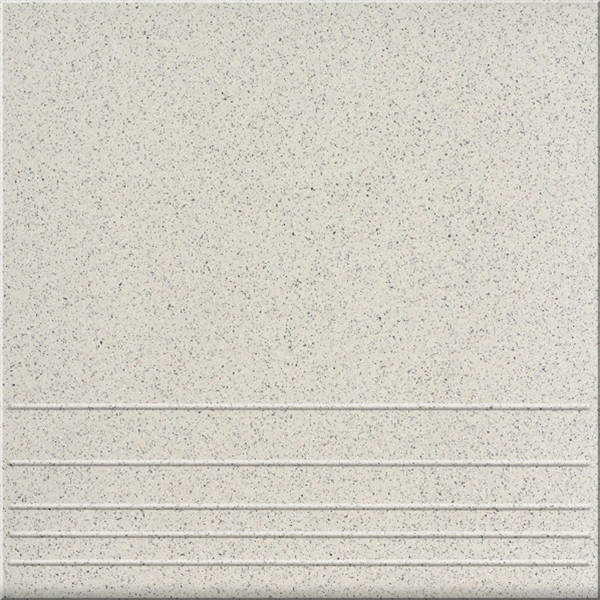 U126M Ступень Серо-бежевый соль-перец матовая рельеф 30х30 Уральский Гранит