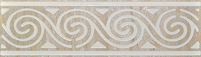 Fascia Travertino Noce 8.5x30 Capri Ceramiche