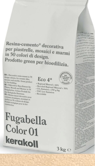 Fugabella Color затирка для швов 32 3кг Kerakoll