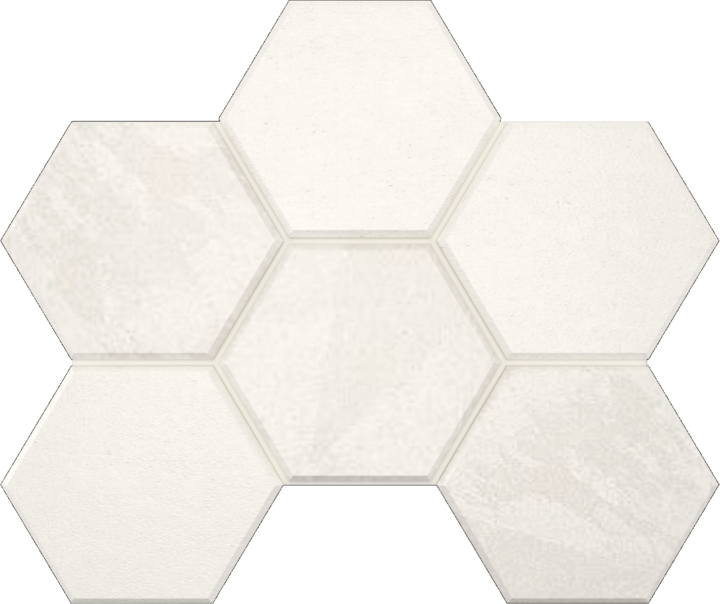 Мозаика LN00/TE00 Luna Hexagon неполированная 25x28.5 Estima